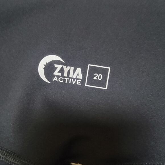 Zyia Active Black Leggings SZ 20 - Picture 3 of 3